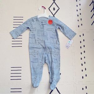 NWT Carter’s Just One You two Way Zip Footie Pajamas 3-6 months